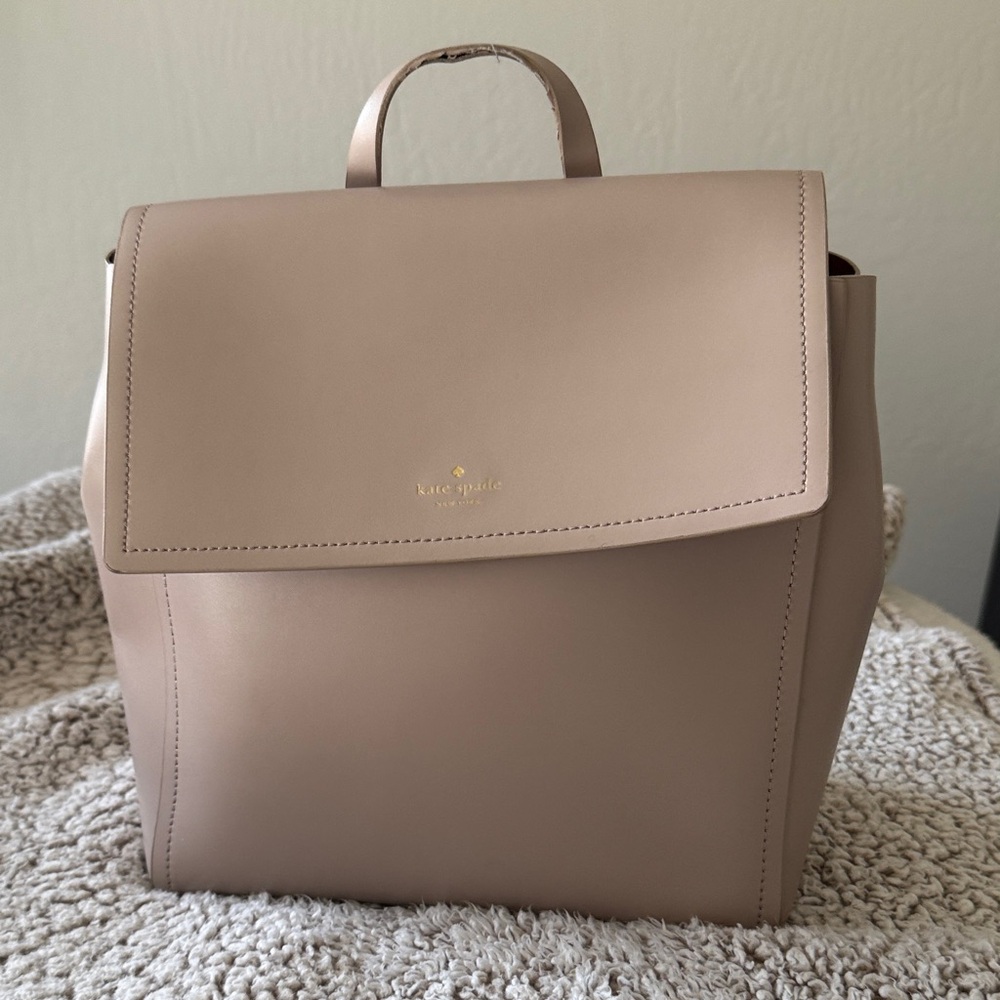 Kate Spade light pink Backpack- some signs of wear
